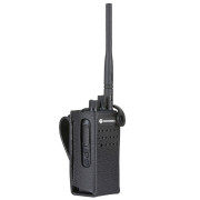 PMLN5864 Pouzdro z tvrdé kůže pro radiostanice Motorola DP2400e nebo DP2400 na 3" opasek