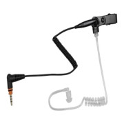 Sluchátko pro příjem s krouceným zvukovodem a klipem, 3,5 mm jack