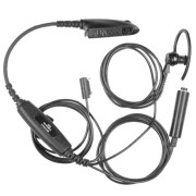 ENMN4014 Sluchátko do ucha, samostatný mikrofon a PTT - sada pro skryté nošení, příslušenství pro Motorola GP radiostani