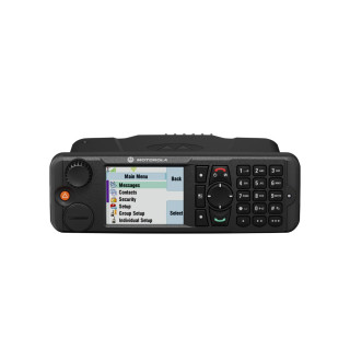 Motorola MXM600 – zadní panel s konektory TETRA, GNSS a Bluetooth/Wi-Fi