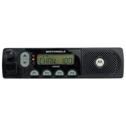 Radiostanice Motorola CM360 UHF MDM50RNF9AN2 - čelní pohled na ovládací panel