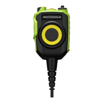 Žluté identifikační štítky na PTT mikrofonu NS750, 10 ks