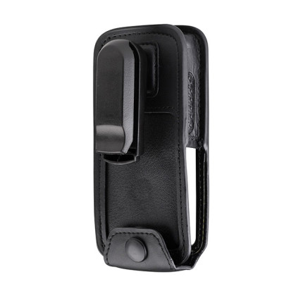 PMLN7040 Pouzdro z jemné kůže pro vysílačky Motorola SL4000e řady - pohled ze zadu