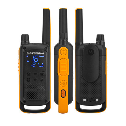 Motorola TALKABOUT T82 Extreme PMR446, Quad Pack ze tří pohledů