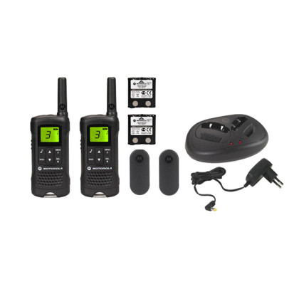 Motorola TLKR T61 PMR446 - obsah setu (krabice)