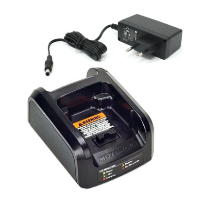 PMLN6494 Stolní nabíječ dvoupozicový pro TETRA radiostanice Motorola MTP3550, MTP3250, MTP3150 atd.