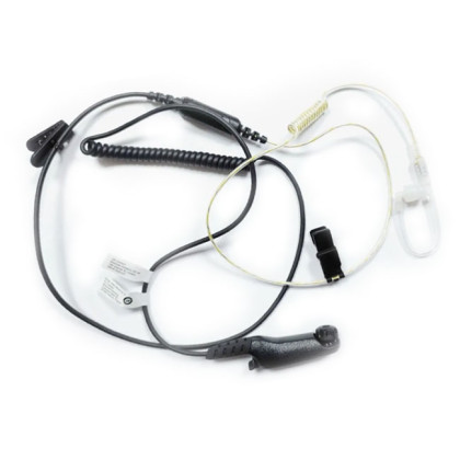 PMLN8341 Sluchátko do ucha, zvukovod, mikrofon s PTT, IMPRES™ pro radiostanice Motorola R7 a ION