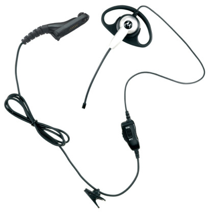 PMLN5096 Ultra lehká (D-shell) náhlavní souprava pro radiostanice Motorola DP 3400, DP3600, ...