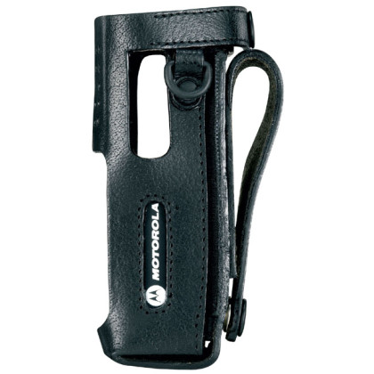 RLN5496 Kožené pouzdro na opasek pro Motorola CP180 , boční pohled