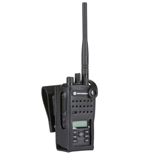 PMLN5867 Pouzdro z tvrdé kůže pro radiostanici DP2600e nebo DP2600 na 2.5" opasek