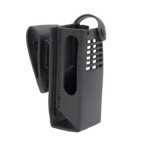 PMLN8302 Pouzdro z tvrdé kůže pro radiostanice Motorola R7 NKP/R7a s otočným opaskovým okem