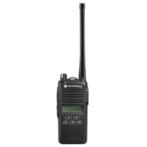 Motorola P 165 - přenosná radiostanice, čelní pohled