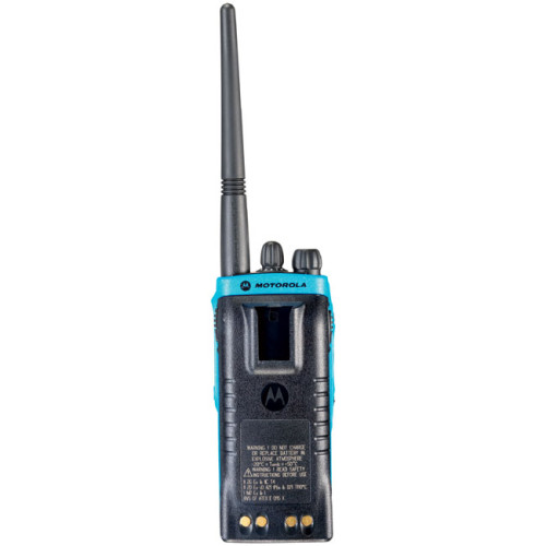 Motorola GP 340 ATEX Blue UHF - zadní strana radiostanice