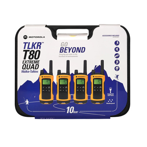 Motorola TLKR T80 Extreme Quad Travel Pack