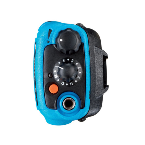 Motorola GP340 ATEX Blue VHF MDH25KCC4AN3BEA radiostanice pro výbušná prostředí - pohled shora