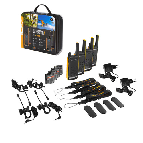 PMR446 vysílačky Motorola TALKABOUT T82 Extreme PMR446, Quad Pack