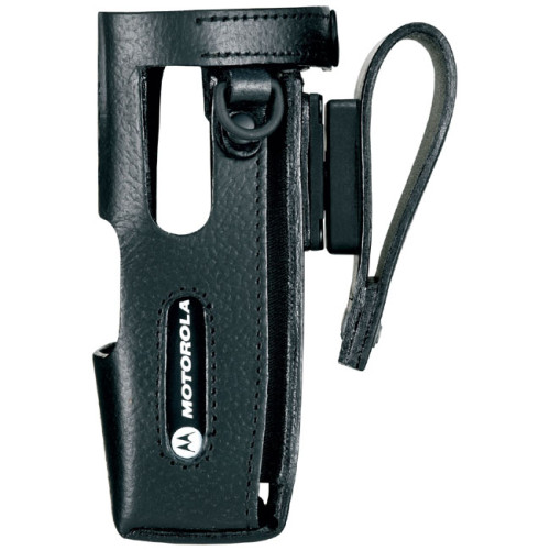 RLN5641 Kožené pouzdro s opaskovým okem pro Motorola CP160 - boční pohled