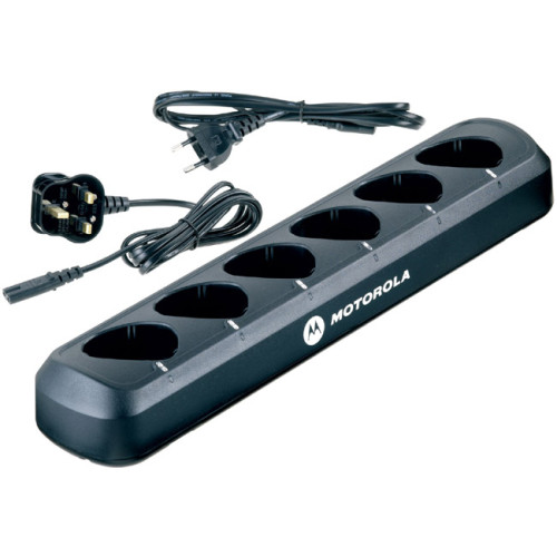 00218 Nabíječ 6-pozicový pro digitální vysílačky Motorola DTR2430 a DTR2450