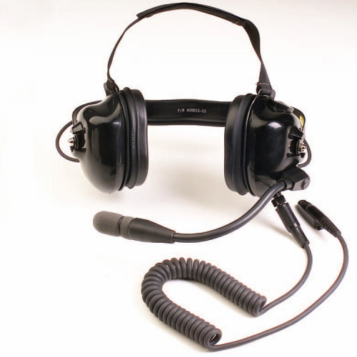 MDRMN4020 Težká protihluková náhlavní souprava - detail příslušenství radiostanice Motorola