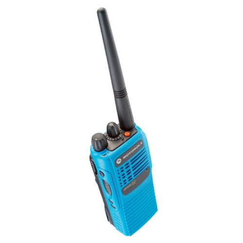 Motorola GP340 ATEX Blue UHF MDH25RCC4AN3BEA - horní strana radiostanice