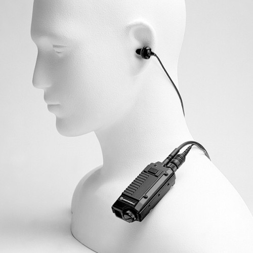 BDN6646 Speciální audio souprava VoiceDucer PTT pro Motorola CP, P040/080, GP300 na hlavě
