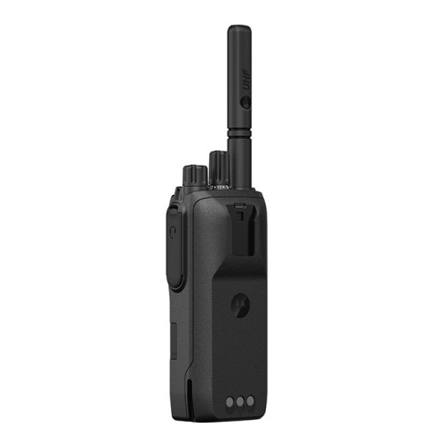 Přenosná radiostanice Motorola R2 UHF analog - model MDH11YDC9JC2AN - pohled ze zadu
