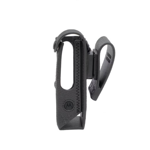 PMLN8299 Pouzdro z tvrdé kůže pro vysílačky Motorola R7 FKP s otočným opaskovým okem