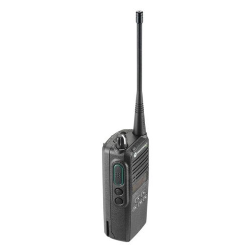 Motorola P185 UHF - profesionální ruční radistanice (vysílačka), pohled shora