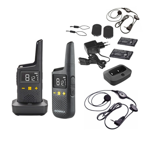 Motorola XT185 PMR446 - obsah balení vysílaček