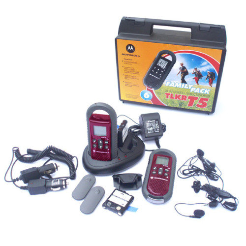 Motorola TLKR T5 Family Pack - vysílačky (PMR radiostanice) pro volný čas ve výhodném balení