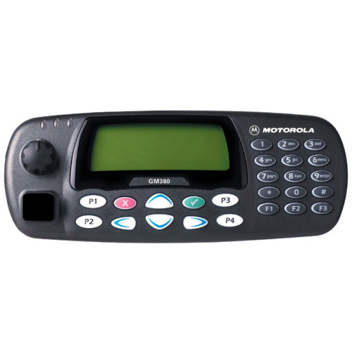 MOTOROLA GM380 UHF Sophisticated MDM25RHN9AN8 - mobilní radiostanice (vysílačka) - ovládací panel