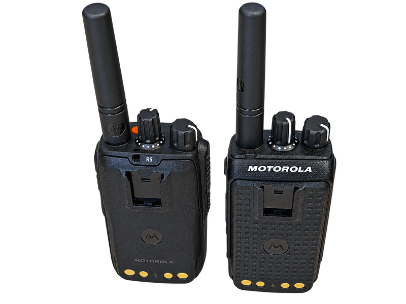Baterie Motorola R5 LKP a Motorola DP2600e – rozdílné baterie, stejné nabíječe